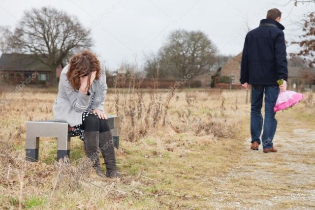 Couple In Despair – Stock Image