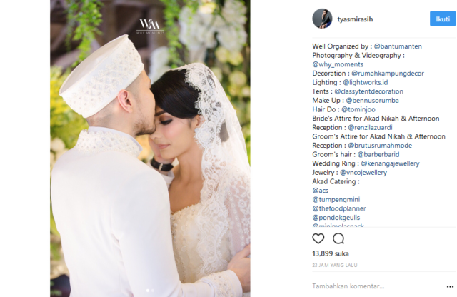 Tyas Mirasih Kena Bully Gara-gara Acara Nikahannya Penuh Sponsor, Ya Cuek Aja Sih
