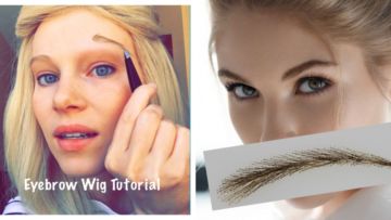 Lagi-lagi Tren Alis. Kali Ini Ada Eyebrow Wigs; Tinggal Rekatkan Wajah Langsung Cantik!