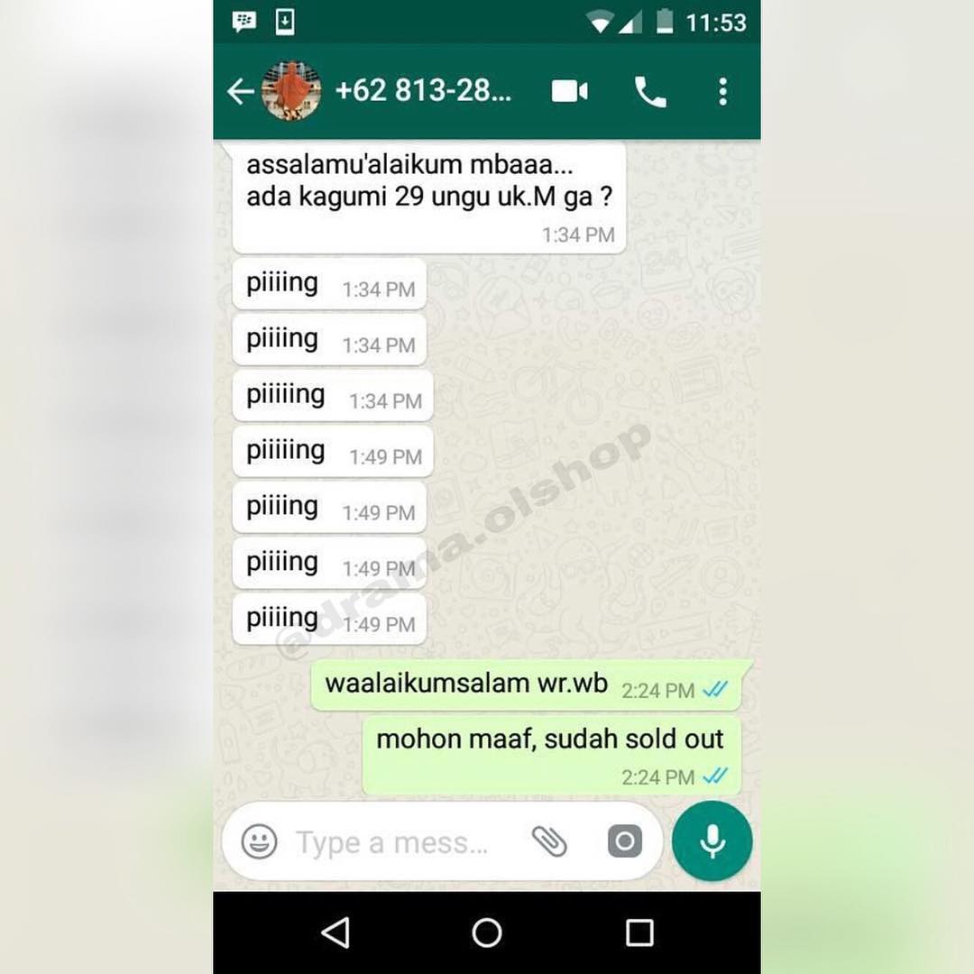 Kocak Parah 9 Foto Percakapan Kocak Admin Online Shop Dan