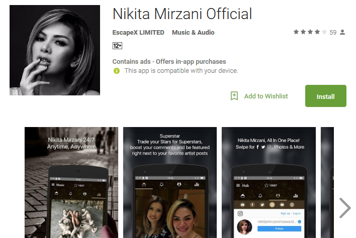 Nikita Mirzani Rilis Aplikasi untuk Smartphone, Netizen Udah Macam-Macam Aja Membayangkan Isinya