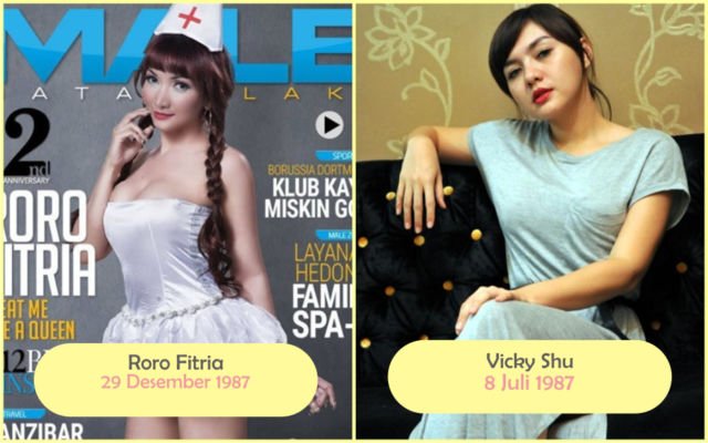 Meski Jauh Berbeda Penampilannya, Ternyata Para Artis Ini Punya Usia yang Sama. Kaget Lihatnya!