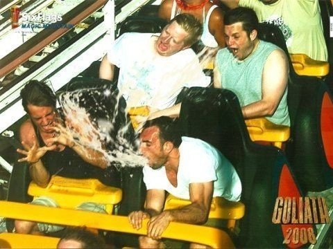 Kumpulan Foto Ekspresi Para Penunggang Roller Coaster. Asli Bisa Bikin Tertawa Ngakak Lihat Mereka