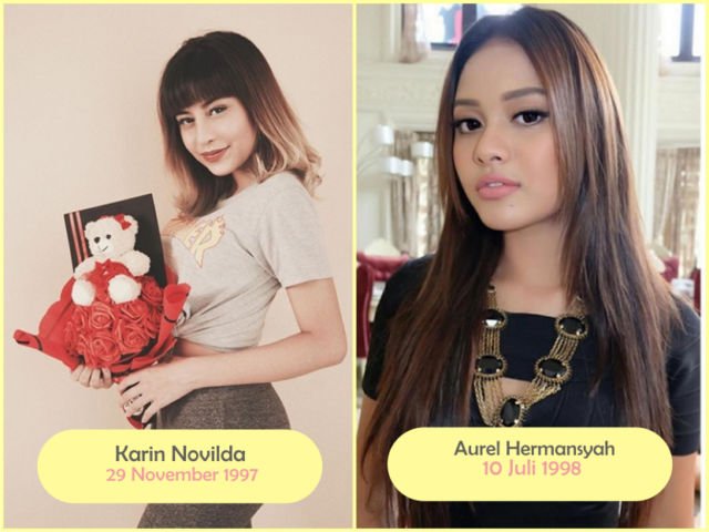 Meski Jauh Berbeda Penampilannya, Ternyata Para Artis Ini Punya Usia yang Sama. Kaget Lihatnya!