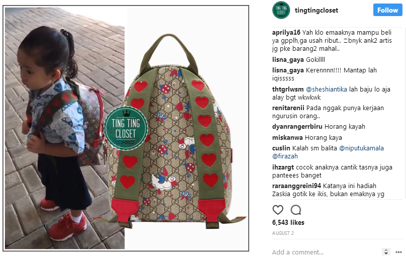 Bilqis, Anak Tunggal Ayu Tingting Punya Barang-Barang Mahal. Ini Kata Psikolog Anak dan Warganet 7 Bilqis, Anak Tunggal Ayu Tingting Punya Barang-Barang Mahal. Ini Kata Psikolog Anak dan Warganet