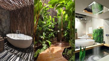 15 Inspirasi Desain Kamar Mandi Pedesaan Outdoor