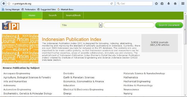 Siapa Bilang Arsitektur Tidak Dibutuhkan Dalam Website? Kamu Salah, Ini Buktinya! 2 Tampilan Beranda IPI
