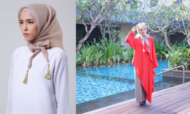 Ini Lho, Hijab Organza Berbahan Mirip Kaca Mengilap yang Lagi Ngetren di Kalangan Hijaber