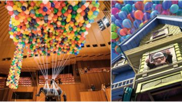 Kayak Film Up, Orang Ini Sukses Melayang dengan 20,000 Balon. Terbang Pakai Balon Bukan Fiksi Doang