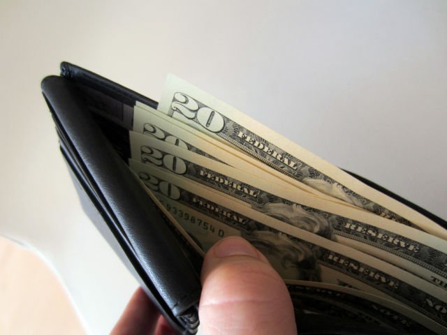 money in wallet