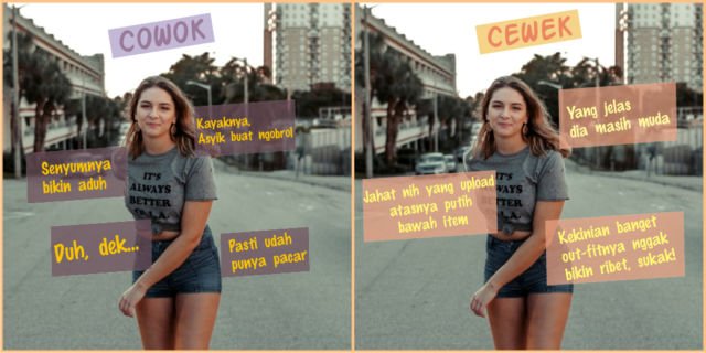 7 Perbedaan Cara Pandang Cowok dan Cewek Pas Lihat Perempuan Cantik. Pikiran Lelaki Memang Sederhana 8 7 Perbedaan Cara Pandang Cowok dan Cewek Pas Lihat Perempuan Cantik. Pikiran Lelaki Memang Sederhana