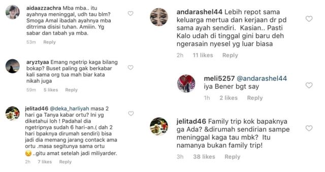 Di Tengah Duka Karena Kepergian Sang Ayah, Momo Geisha Dihujani Nyinyiran Warganet di Instagram 8 Di Tengah Duka Karena Kepergian Sang Ayah, Momo Geisha Dihujani Nyinyiran Warganet di Instagram