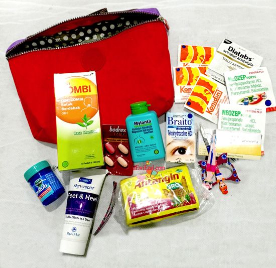 7 Barang yang Wajib Kamu Bawa Saat Travelling! 5 obat pribadi