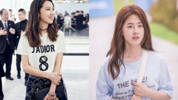 Cara Cewek Korea Memadu Padan Kaus Oblong. Terbukti Kece, dan Kecantikannya Bikin Kita Bengong
