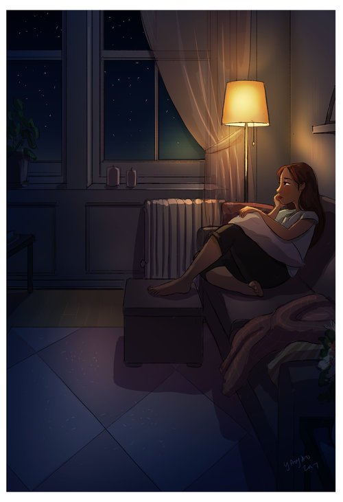 16 Ilustrasi yang Gambarkan Jatuh Bangun Kehidupan Cewek Single di Perantauan. Mana nih Suaranya?