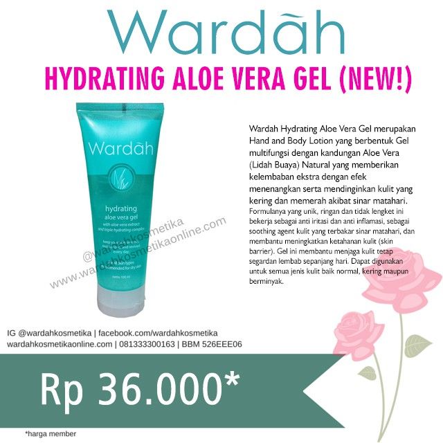 5 Hacks Wardah Ala Beauty Vlogger yang Gampang di Aplikasikan 4 Wardah Hydrating Aloe Vera Gel