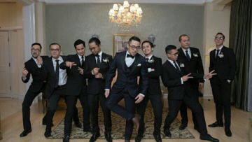 Kerap Terlupakan, 20 Pose Foto Groomsmen Ini Layak Tiru. Pendamping Cowok Juga Bisa Tampil Seru