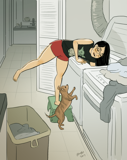 16 Ilustrasi yang Gambarkan Jatuh Bangun Kehidupan Cewek Single di Perantauan. Mana nih Suaranya?