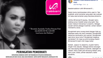 Gratiskan Kerudung, Rabbani Dituding Promosi. Padahal Katanya Ini Bentuk Dukungan buat Rina Nose Loh