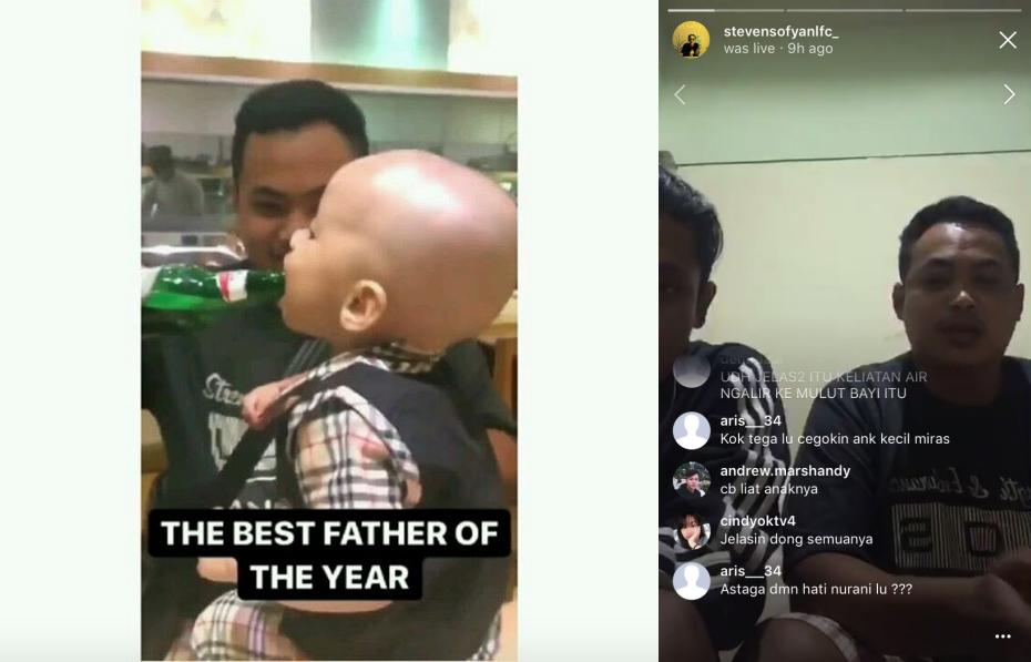 Viral Setelah Cekoki Bayi Pakai Bir, Orangtua dan si Pengunggah Video Klarifikasi untuk Minta Maaf