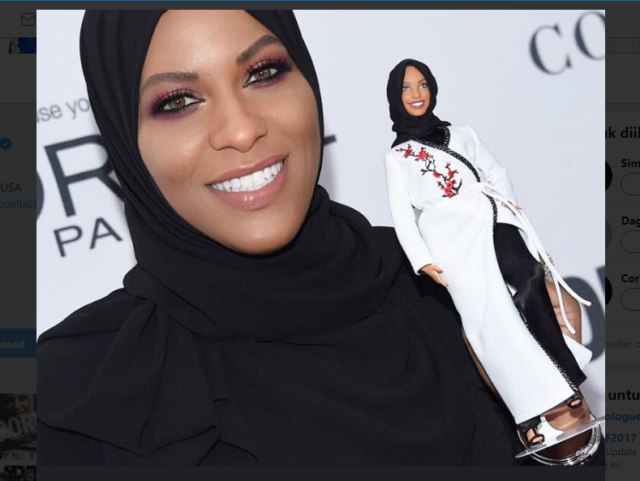 Ciptakan Boneka Barbie Berhijab, Atlet AS Ini Buktikan Bahwa Perempuan Bisa Jadi Apapun yang Dia Mau