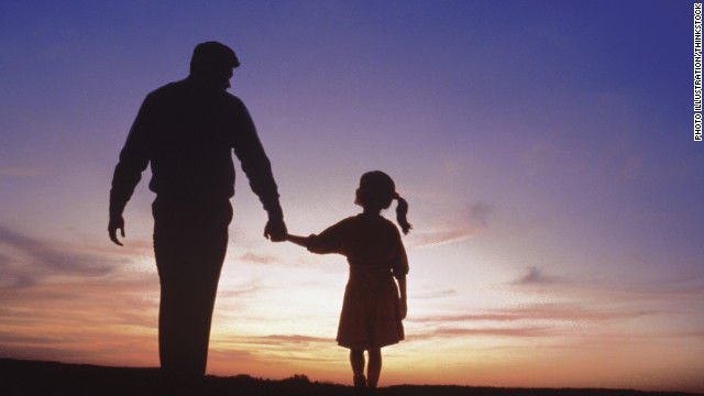 Father Daughter Holding Hands