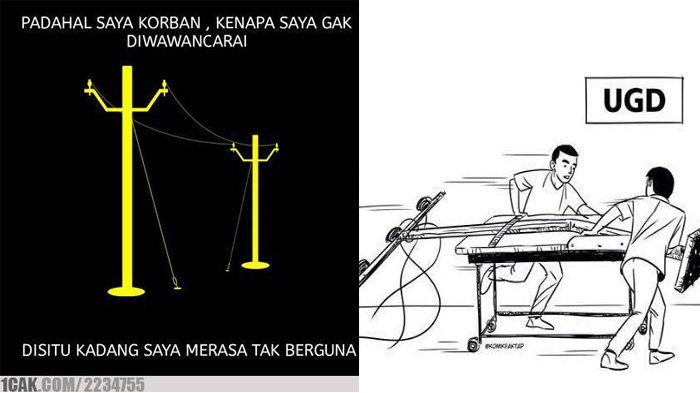Dari Meme Hingga Game, Ini 8 Bentuk Kreativitas 'Tiang Listrik' yang Menabrak si Papa. Semoga Aman!