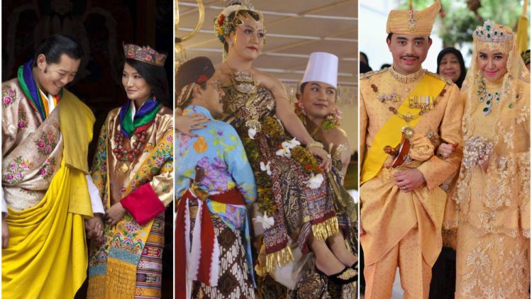 Deretan Gaun Pengantin Pernikahan Keluarga Kerajaan di Seluruh Dunia. Glamor dan Elegan, Semua Ada!