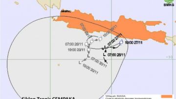 Kenalan Yuk Sama Siklon Tropis Cempaka, Badai yang Sebabkan Hujan Deras Beberapa Hari ke Depan