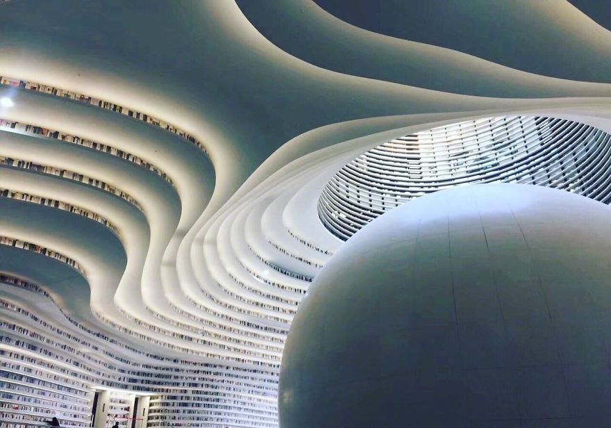 Perpustakaan Paling Keren Se-Dunia Dibangun di China. Ada 1,2 Juta Buku di Sana!