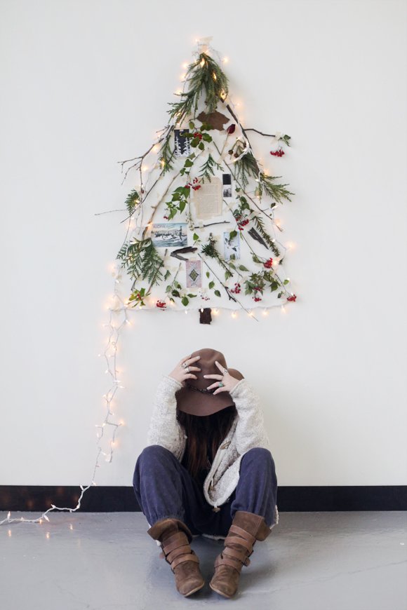 desain pohon ala natal