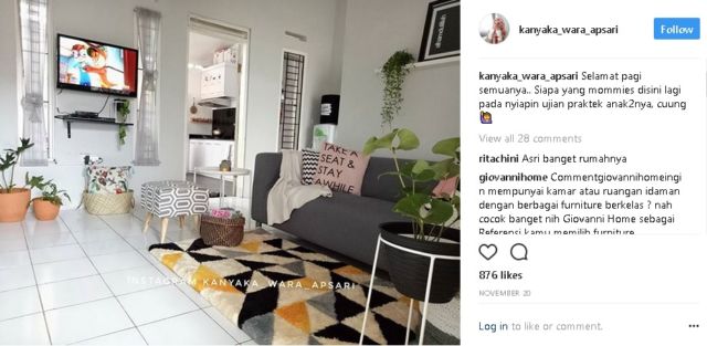8 Akun Instagram Tema Interior yang Bisa Menginspirasimu. Meski Belum Punya Rumah, Bisa Dicatat Dulu!