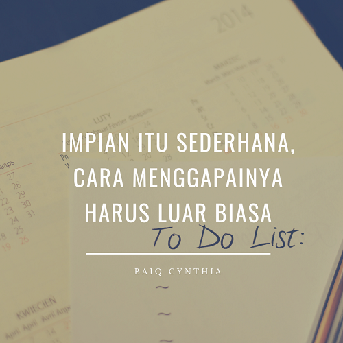 #ManusiaBolehBerencana; Impian Itu Sederhana, Cara Menggapainya Harus Luar Biasa 3 Impian kecil bisa jadi luar biasa