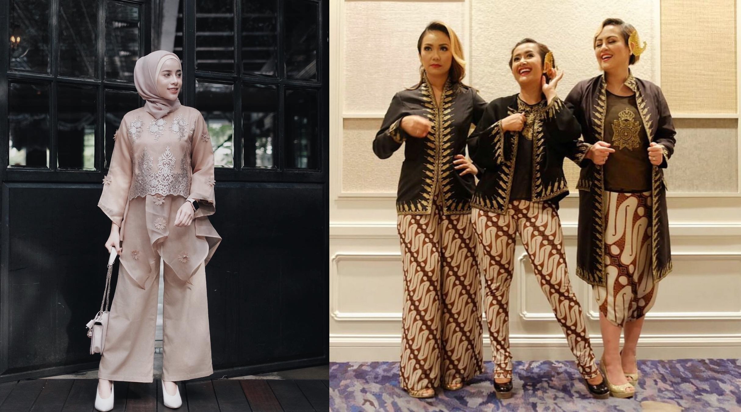 13+ Model Baju Pesta Setelan Celana Panjang