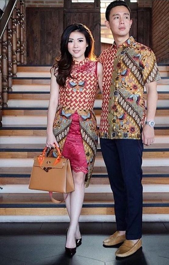 11 Inspirasi Model  Batik Sarimbit  untuk  Lamaran  Biar 