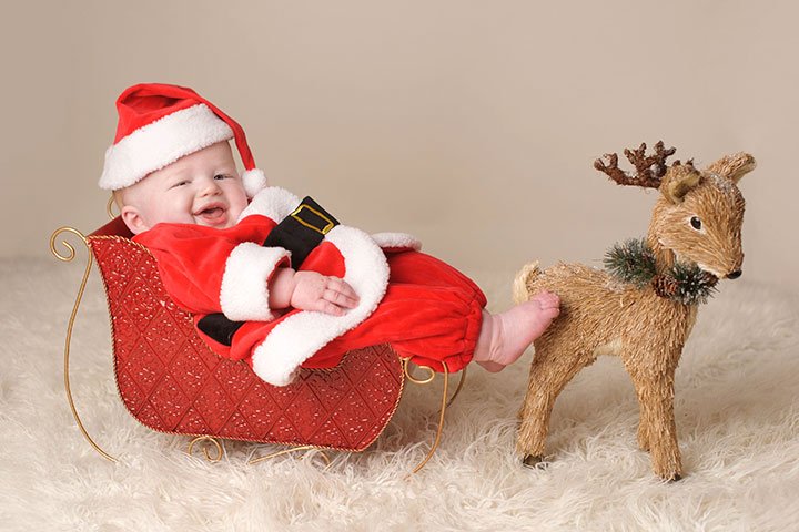 12 Ide Foto Anak Bayi Bertema Natal. Imut Maksimal, Bikin Gemes, Bikin Lekas Ingin Punya Juga. #eh