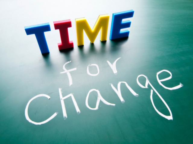 time for change