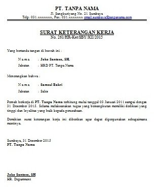 Blog Cara Buat Surat