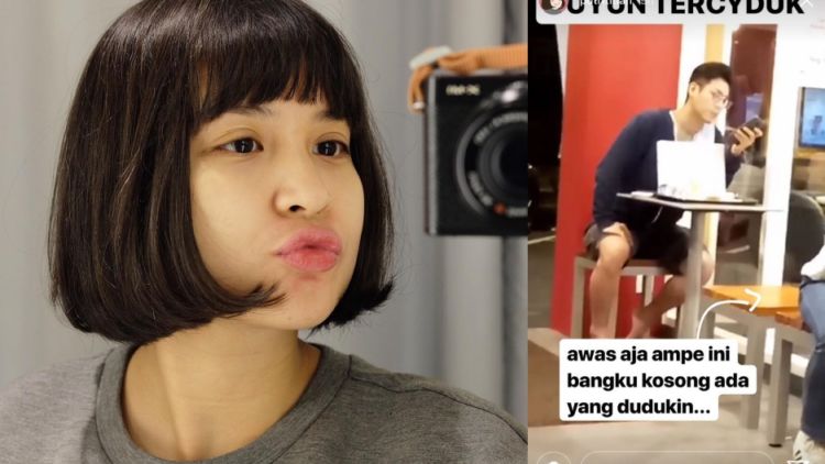 Begini Cara Putri Titian Merespons “Hengpon Jadul” yang Menciduk Junior Liem Makan Sendirian. Kocak!