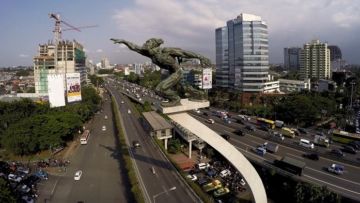 Patung Pancoran: Dulu dan Sekarang.