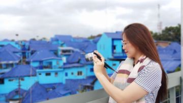 Kampung Biru, Destinasi Kekinian Baru yang Bisa Kamu Kunjungi di Malang! Kapan Kamu ke Sana?