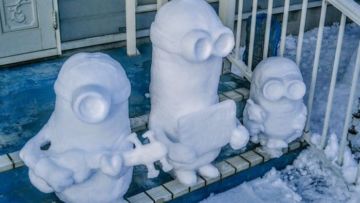 10 Foto Boneka Salju Pasca Hujan Salju Ekstrem di Jepang. Kreatif Banget Sih Mereka!