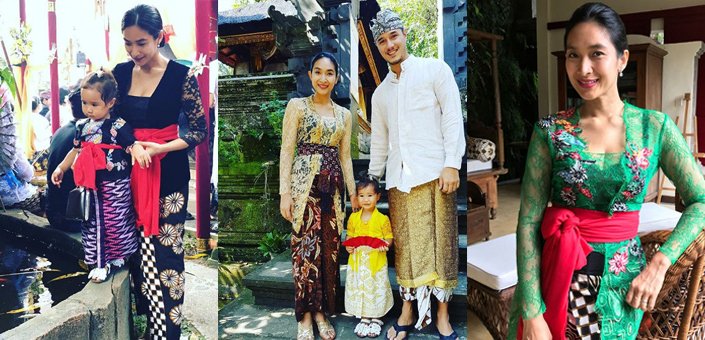 10+ Inspirasi Kebaya Bali yang Anggun Ala Happy Salma. Bisa Jadi Variasi Model Kebaya Wisudamu Nih