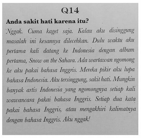 Cuplikan Wawancara Beredar, Alasan Anggun Pindah Kewarganegaraan Harusnya Bikin Kita Prihatin