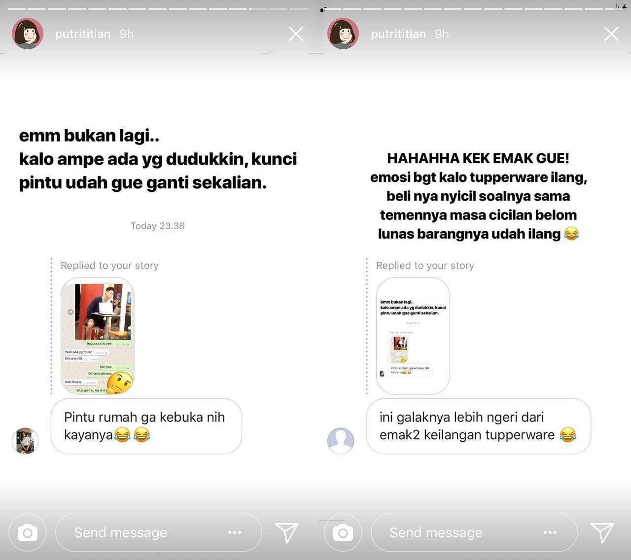 Begini Cara Putri Titian Merespons 