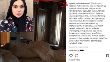 Unggah Potret Suaminya yang Pulang dan Tidur di Rumah, Sarita Abdul Mukti Tuai Pujian dari Warganet