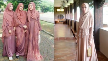 9 Kebaya dan Hijab Syar’i yang Menutup Dada untuk Wisuda