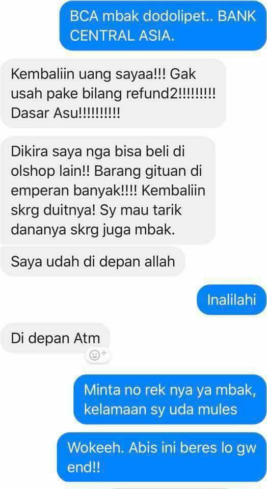 Minta Uang Dibalikin, tapi Percakapan Pembeli Galak dengan Pemilik Online Shop Ini Justru Bikin Ngakak 12 Minta Uang Dibalikin, tapi Percakapan Pembeli Galak dengan Pemilik Online Shop Ini Justru Bikin Ngakak