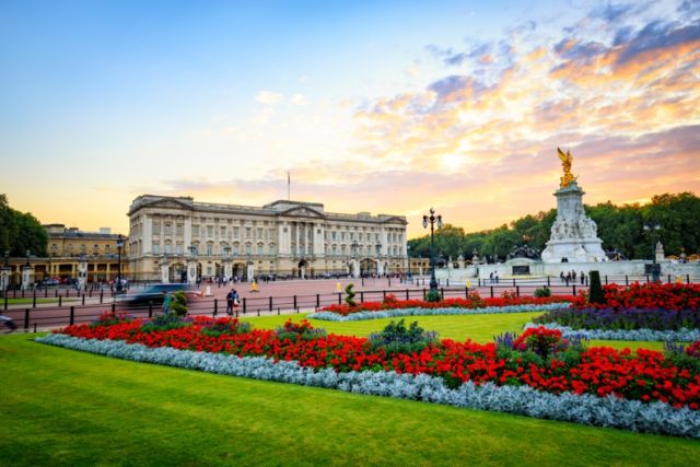 Senja di Buckingham Palace