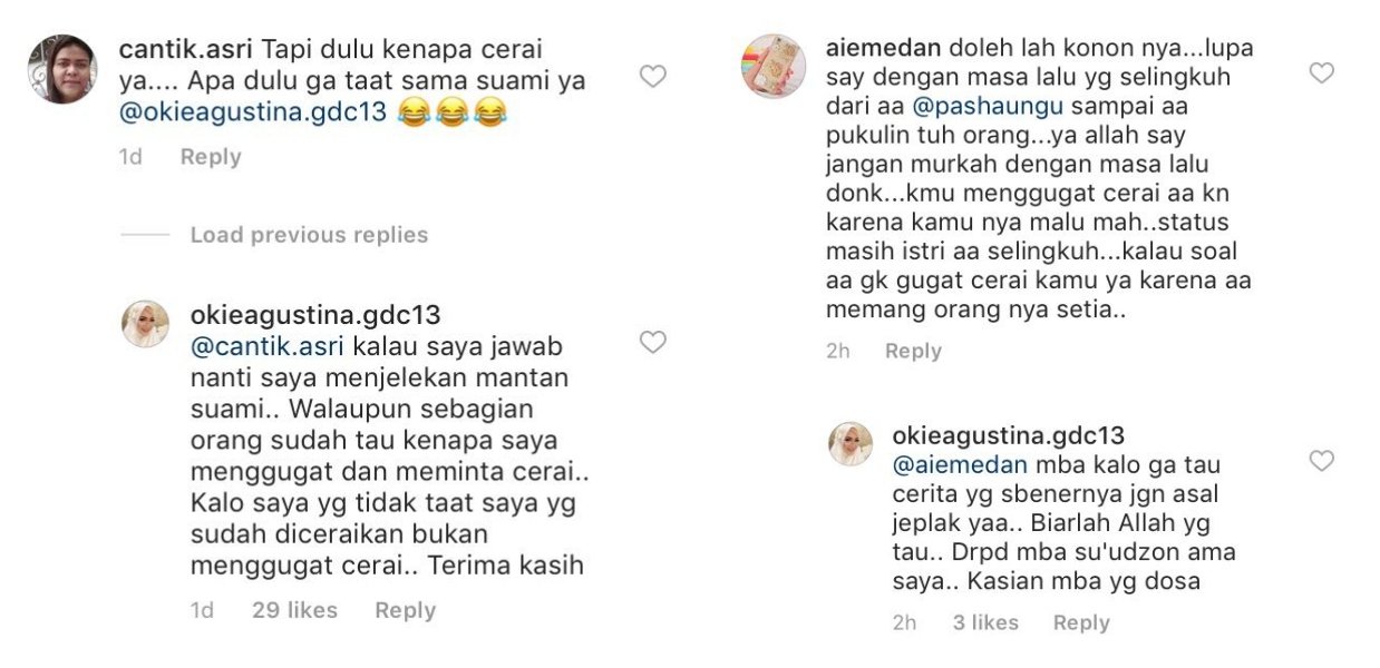 Rumah Tangga Okie Agustina Kembali Diuji. Kali Ini oleh Komentar Pedas Warganet yang Sok Serba Tahu